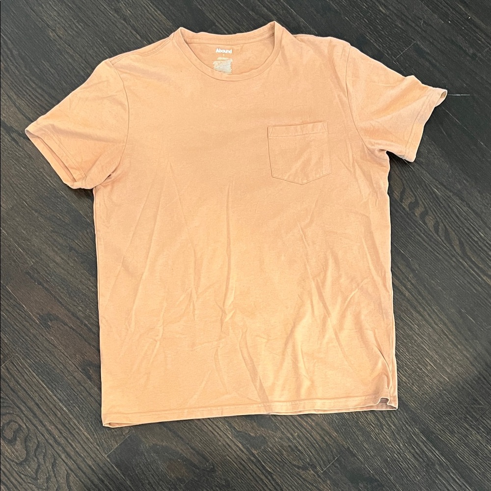 Abound Men's Peach Short Sleeve Tee